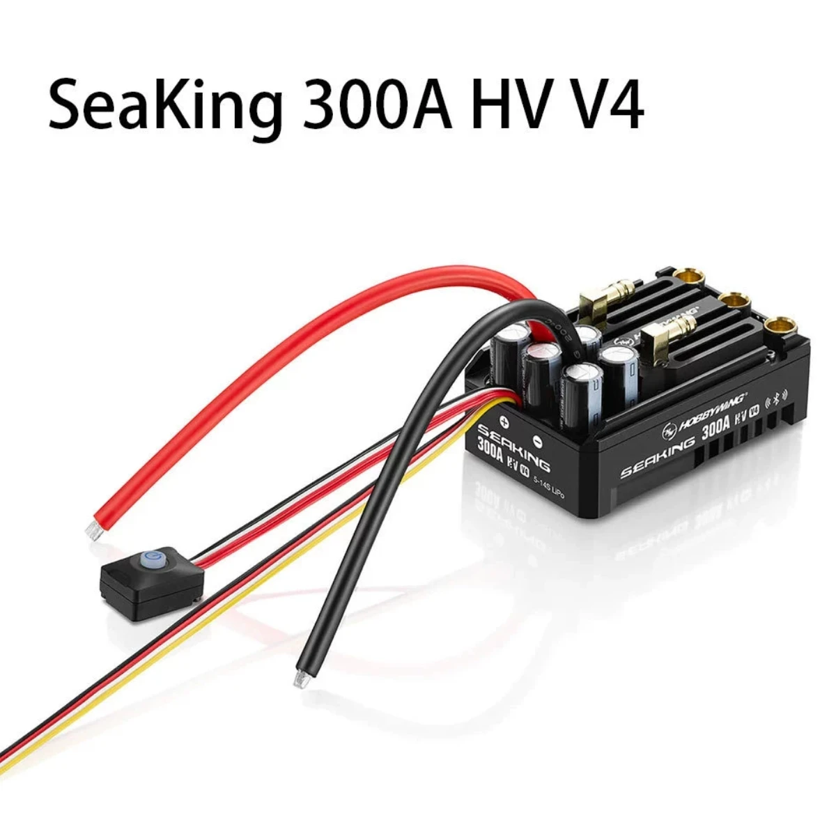 New HW Seaking 200A / 300A HV V4 Brushless ESC/Speed Controller for RC Model Boat