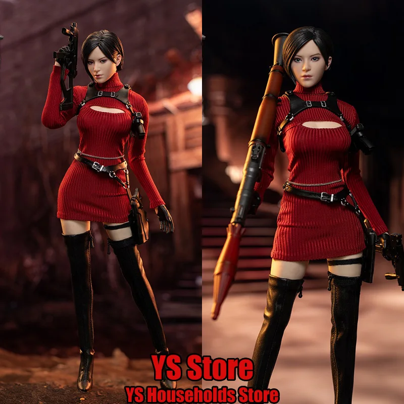 

SWTOYS FS062 масштаб 1/6 MISS WONG 2,0 подвижный красный свитер девушка экшн-фигурка с короткими волосами дизайн 12 дюймов полный комплект модель солдата