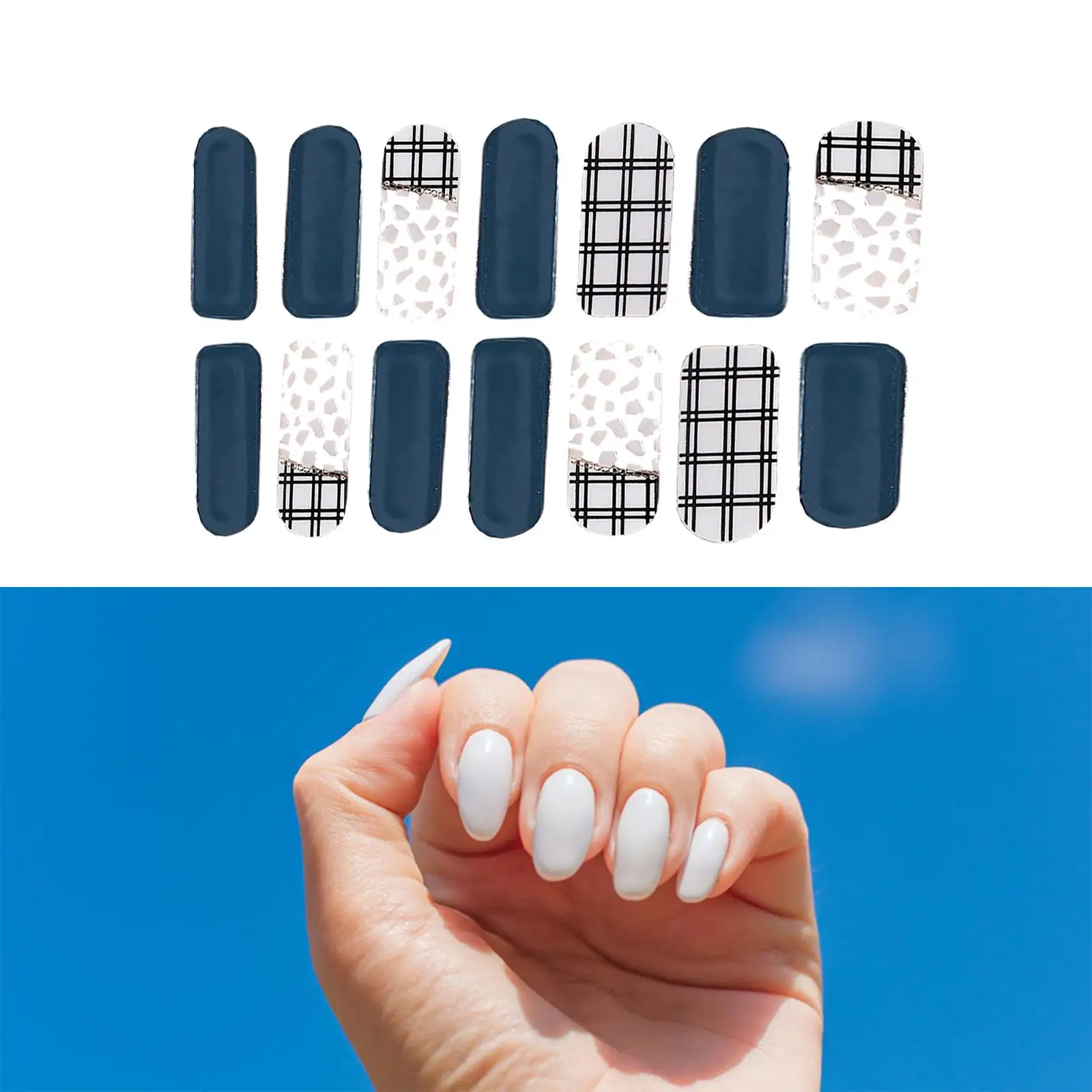 Nail Wrap Stickers for Women And Girls, Fashion Decoration, Nail Strips, Full Wraps