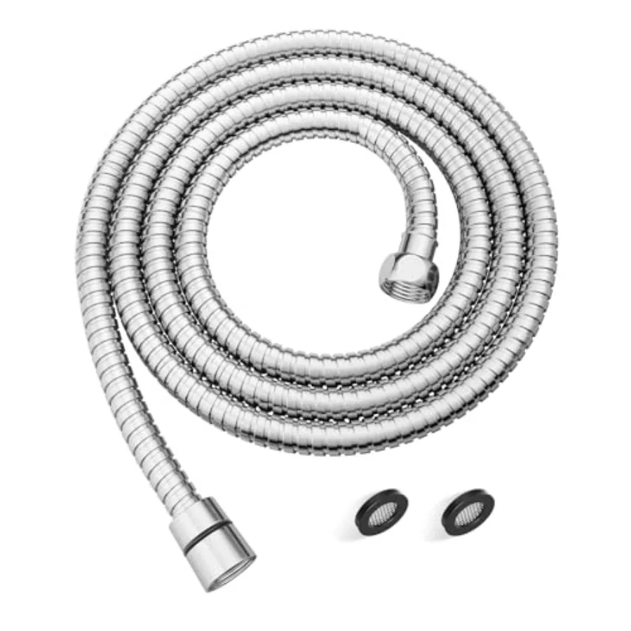 

Extra Long Shower Hose, Staless Steel Shower Hose Replacement with Anti-Kk Flexible Design, Universal 1/2" for Bathroom Hand he