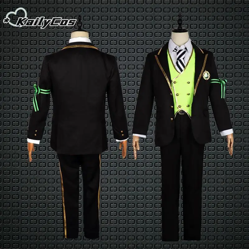 Disfraz de juego de Anime Twisted Wonderland para hombre, uniforme escolar, Riddle Floyd Lilia, para fiesta de Halloween