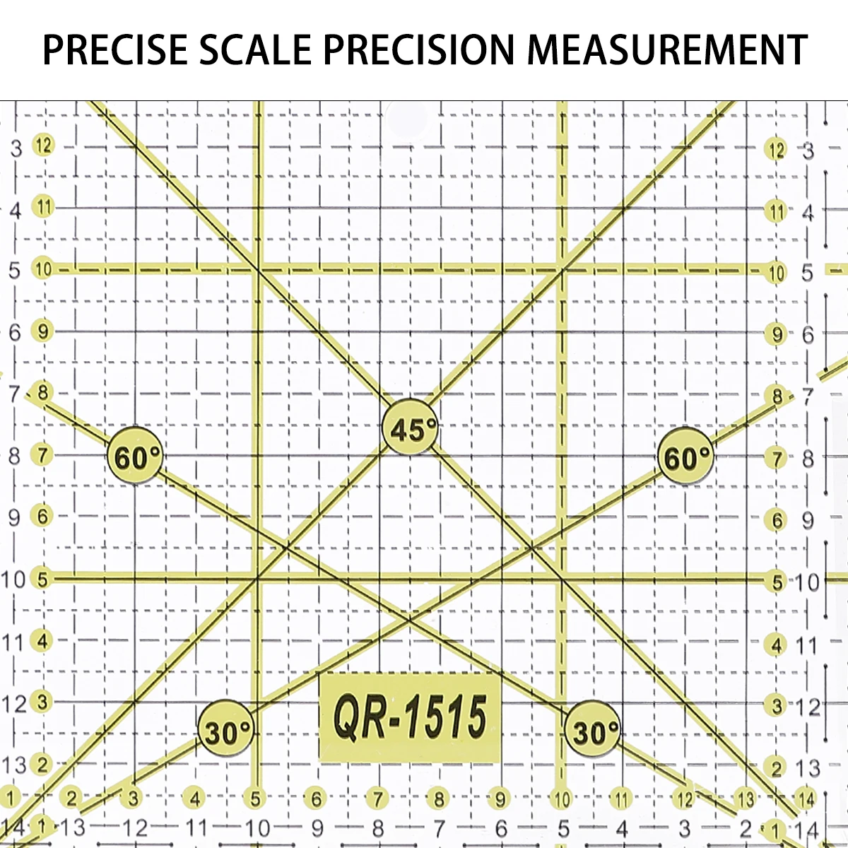 

1Pcs Grid Line Patchwork Ruler Plastic Durable Square Sewing Tool Precise Cutting Quilt Quilting DIY Craft Supplies