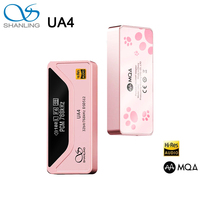 SHANLING UA4 Portable Amplifier USB DAC AMP Headphone Amplifier Hi-Res Audio Amplifier ES9069Q Chip PCM768 3.5mm/4.4mm Output