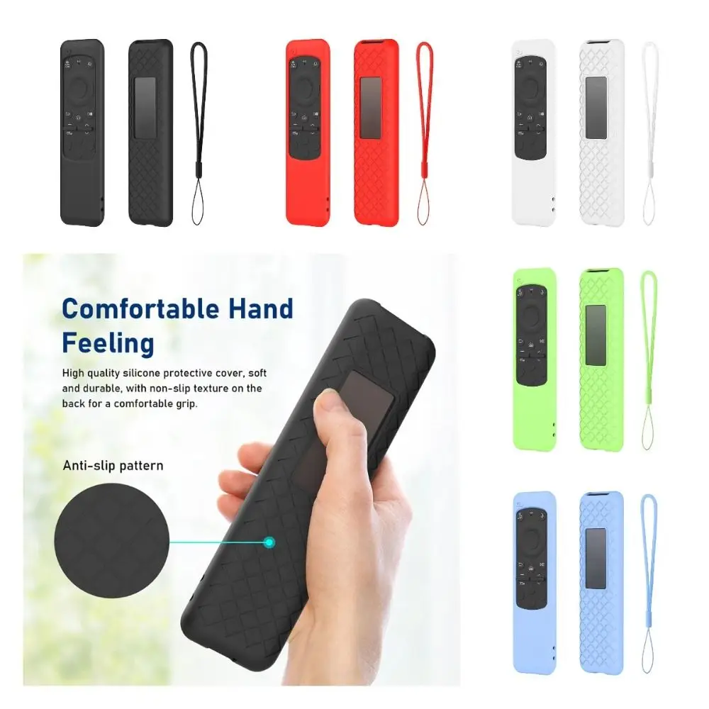 Silicone Remote Control Cover Unblocked Signal Lightweight Remotes Control Protector Dust-proof Anti-Slip for BN59-01432A