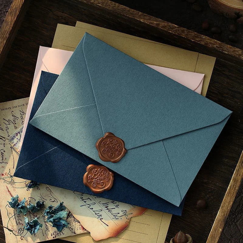 

10pcs/lot Envelope High-grade Western Style Small Business Supplies Postcards Envelopes for Wedding Invitations Stationery