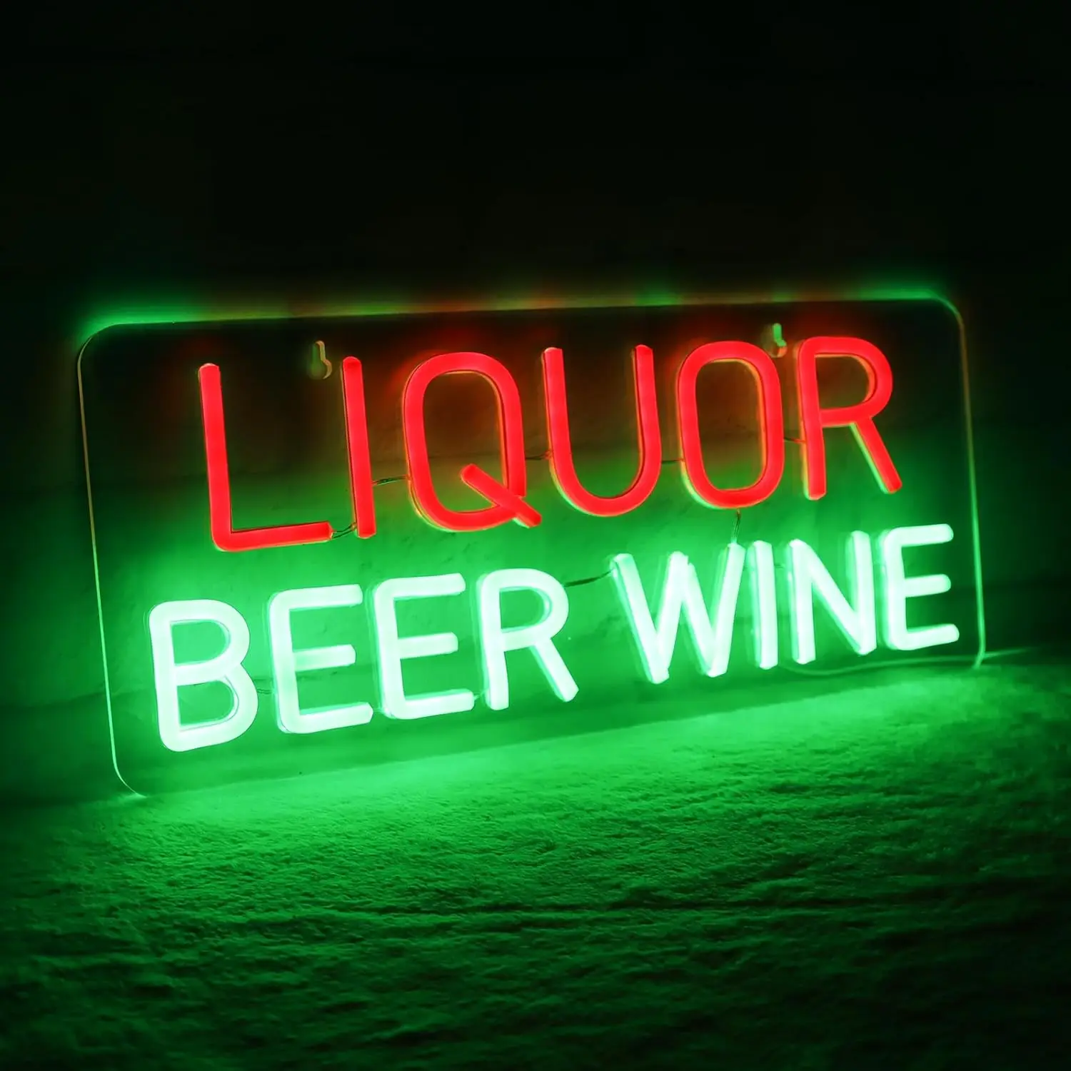 주류 맥주 와인 네온사인 USB 디밍 가능 LED 네온 조명 (주류 판매점, 바, 맨케이브, 펍 장식, 와인 애호가, 바텐더 선물용)