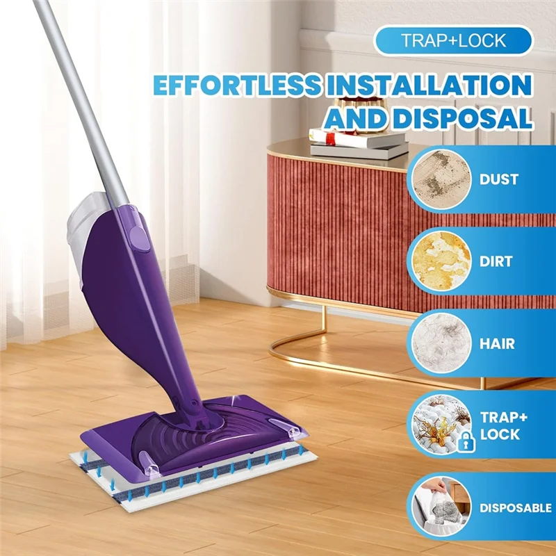 

36 Pack Disposable Mop Pad Refills For Swiffer Wet Jet Spray Mop - Wet Jet Pads For All Floor Types - Super Absorbentm12k