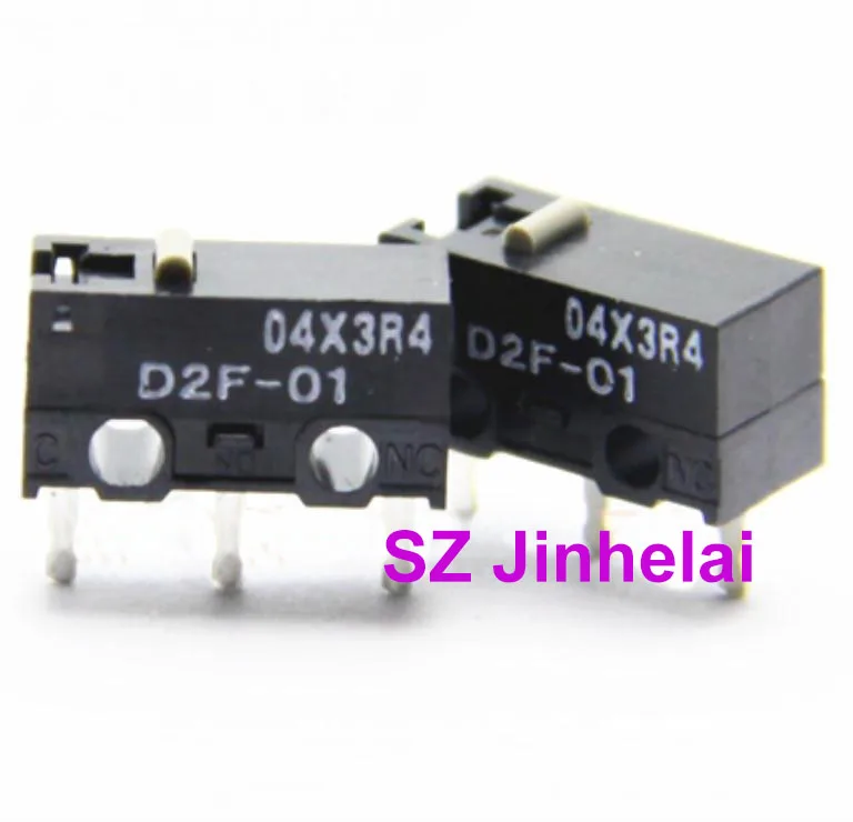 10pcs Authentic Original Omron Mouse Micro Switches D2F-01F F-3-7 01 01L 01FL 01FL3 01-D3 01L3 01F-T D2F