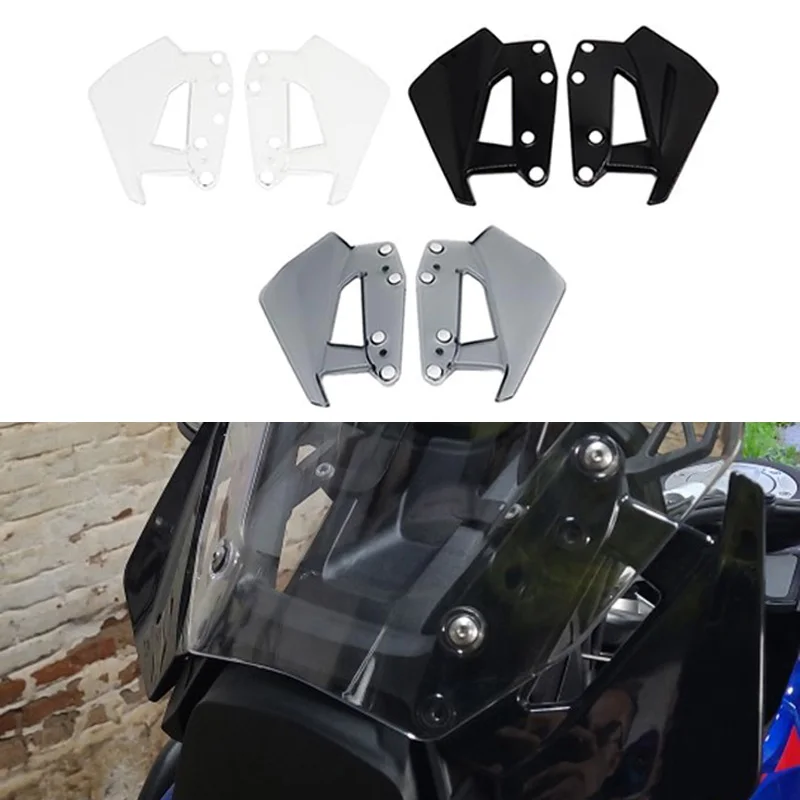 For BMW R1300GS Trophy 2024 Motorcycle Side Panel Wind Deflector Motorbike Spoiler Windscreen Windshield Black/Gray/Transparent