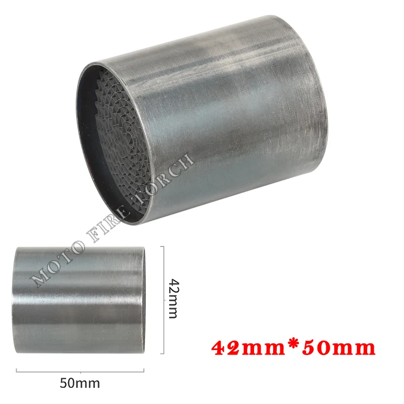 Universal Motorcycle Exhaust System Catalyst 35mm 42mm 48mm 53mm Catalytic Motorcycle Muffler DB Silenciador Escape Sistemas