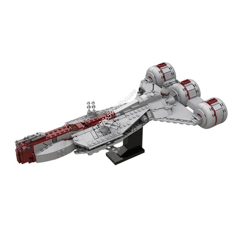 633 Uds. MOC 2bricks cargador de escala C70 modelo de batalla de estrellas arquitectura de bloques de construcción DIY juguetes artesanales montar regalos de navidad