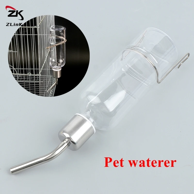 1pc Pet Cat Rabbit Hamster Drinking Water Nipple Bottle Dispenser Pets Hanging Automatic Drinker Device Syrian Rabbit Hamster