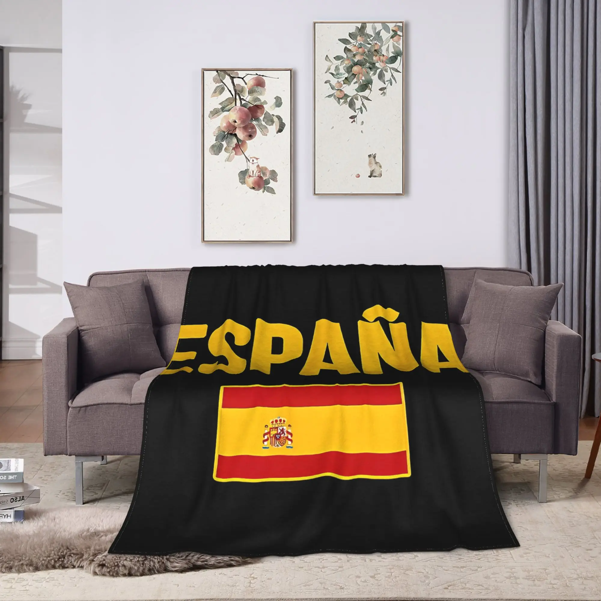Super Soft Blanket Picnic make spain great again  Throw Blanket  Flannel Bedspread For Couch Chair Sofa Bed Funny Sofa Bed Cover