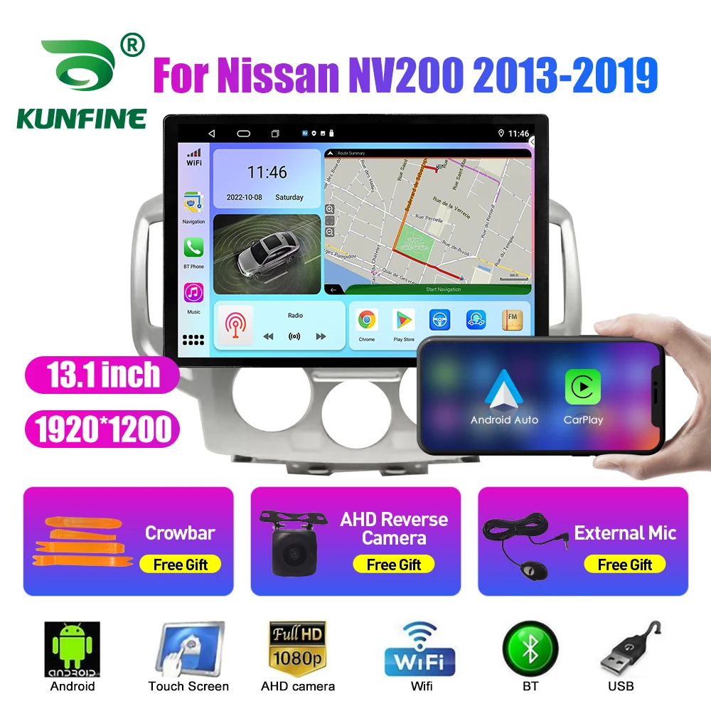 

Автомобильный радиоприемник 13,1 дюйма для Nissan NV200 2013-2019 автомобильный DVD GPS-навигатор стерео Carplay 2 Din Центральный Мультимедиа Android авто