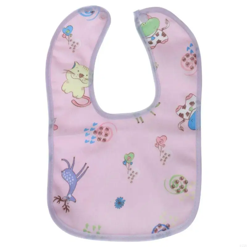 D55E 방수 아기 두건 Drool Bibs for Boys Girls 신생아 유아용 Drooling