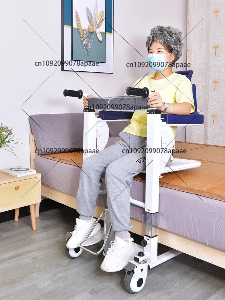 

Multifunctional hydraulic lift shifter paralyzed elderly lift transfer device disabled toilet chair