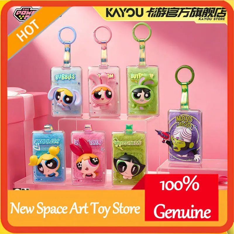 

Коллекционная фигурка Kayou Powerpuff Girls: серия Fluffy Courage Shining, лицензионная, в слепой коробке, с чехлом для карт и брелоком, подарок для фанатов аниме