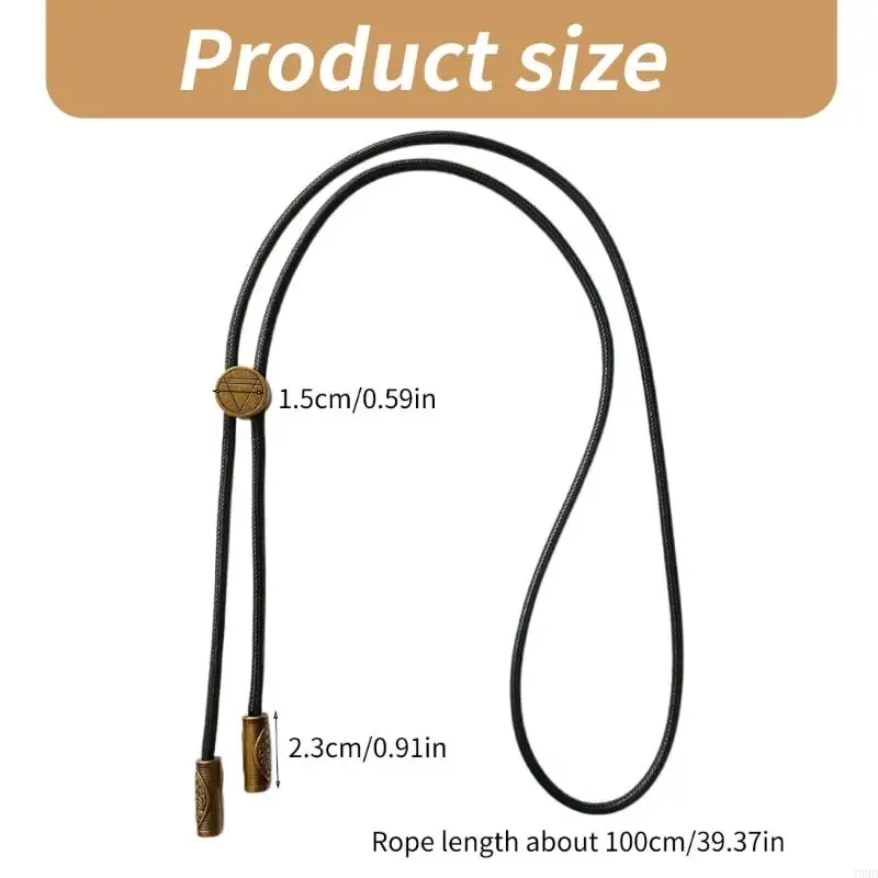 49MD BOLO ALIGABLE FEMMES FEMMES Men UNISEX SUBULTURE BOLO TIE BILLESS COLIE ADULT