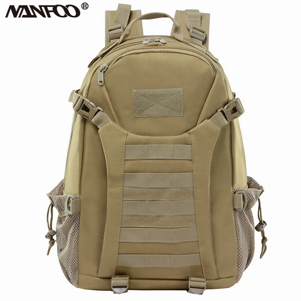 Waterproof 20-35L Double Shoulder Bag Camouflage Hunting Fishing Bag Wear Resistant 900D Oxford Fabric Outdoor Sports Backpack