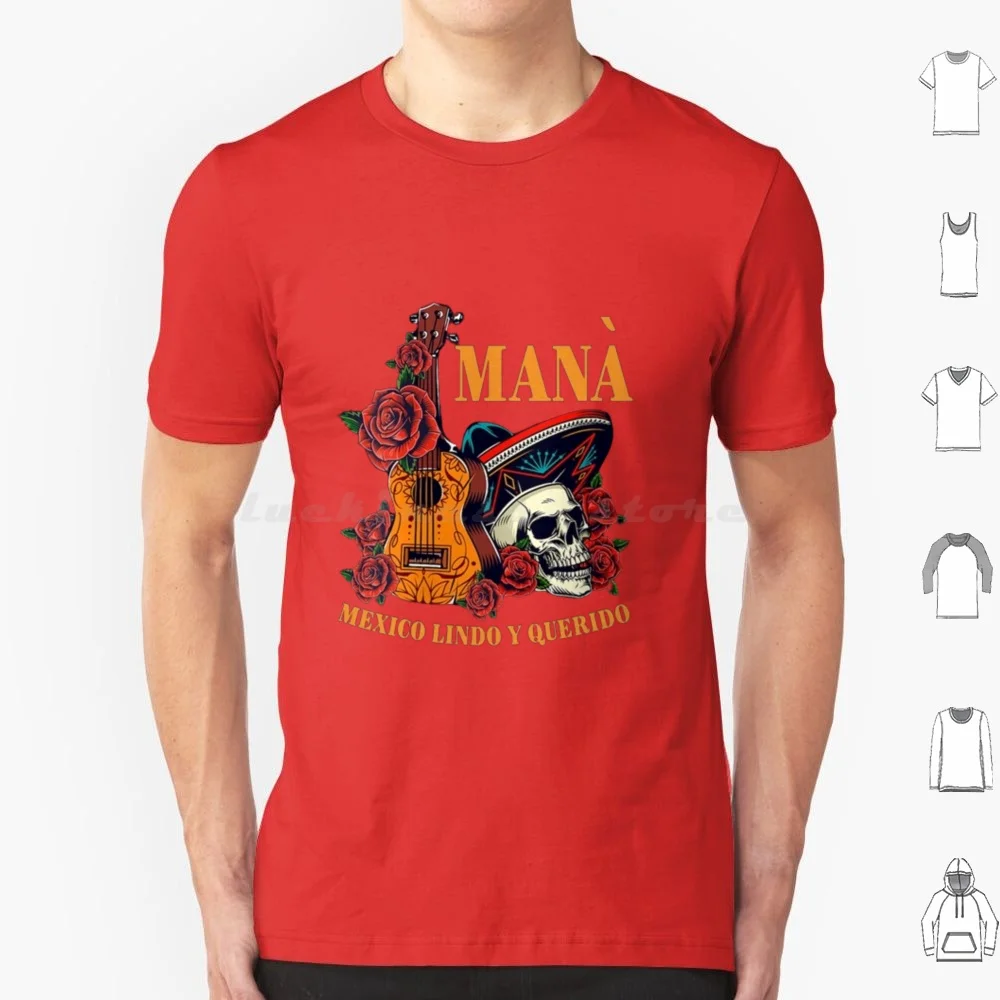 

Мексиканская футболка 6xl, хлопковая крутая футболка Manna Band Tour 2023, музыкальный альбом Мексики, брат Овера Алекс Гонсалерес Серхи Vallín Хуан