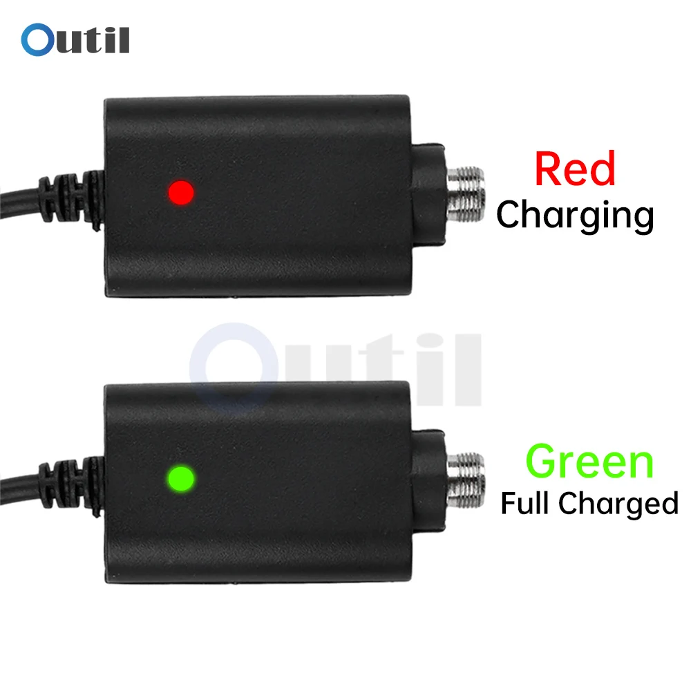 

Smart Charger USB Charging Head With Overcharge Protection USB Charging Portable Adapter 510 Interface with LED Indicator
