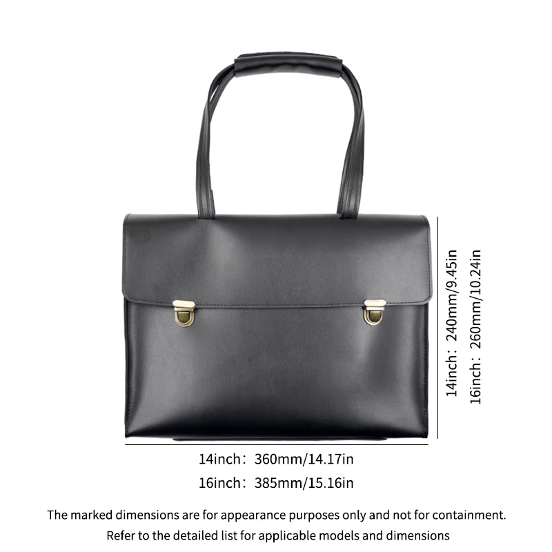 2-in-1 Versatility 13/14/15/16 Inch Convertible Laptop Shoulder Bag & Hand Carry Tote For MacBook Lenvov Thinkpad NoteBook