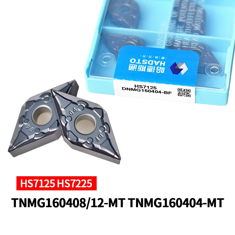10 шт. оригинальные твердосплавные токарные вставки HADSTO DNMG150404 DNMG150408 DNMG150412 BF BM HS7125 HS7225 Инструменты с ЧПУ для нержавеющей стали 10 шт. оригинальные твердосплавные токарные вставки HADSTO DNMG150404 DNMG150408 DNMG150412 BF BM HS7125 HS7225 Инструменты с ЧПУ для нержавеющей стали