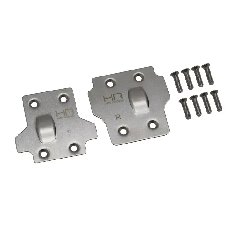 

Комплект передних и задних защитных пластин из нержавеющей стали Hot Racing для 1/8 Arrma Kraton Notorious Outcast Senton Talion 1/10 Senton