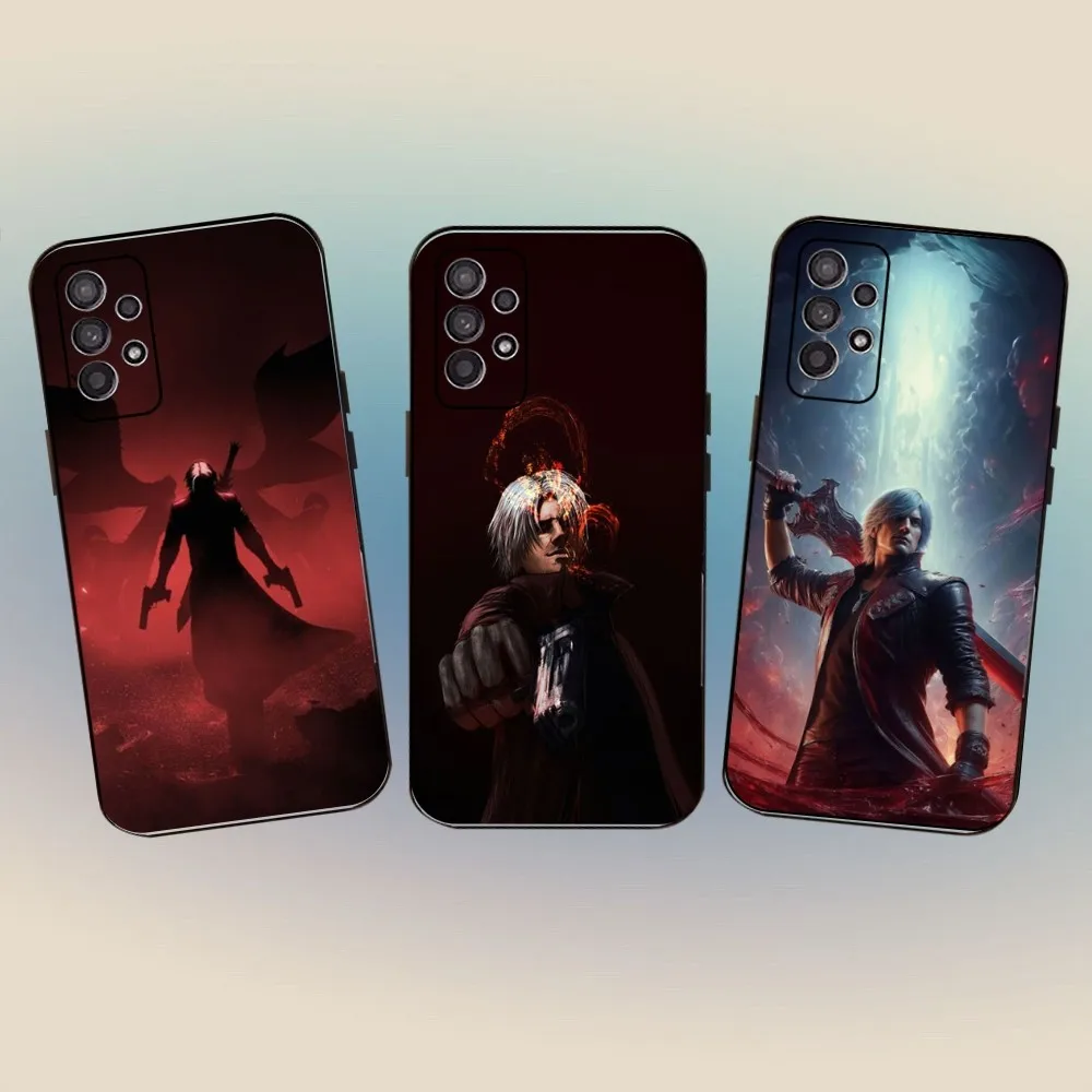 

Game D-Devil May Cry Phone Case For Samsung Galaxy A13,A21s,A22,A31,A32,A52,A53,A71,A80,Soft Black Shell