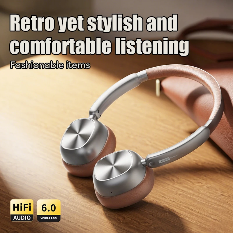 لينوفو LE600 سماعة بلوتوث 6.0 HD دعوة لاسلكية الكمون المنخفض سماعة الألعاب ريترو ستايل HiFi سماعات الصوت طويلة التحمل #6
