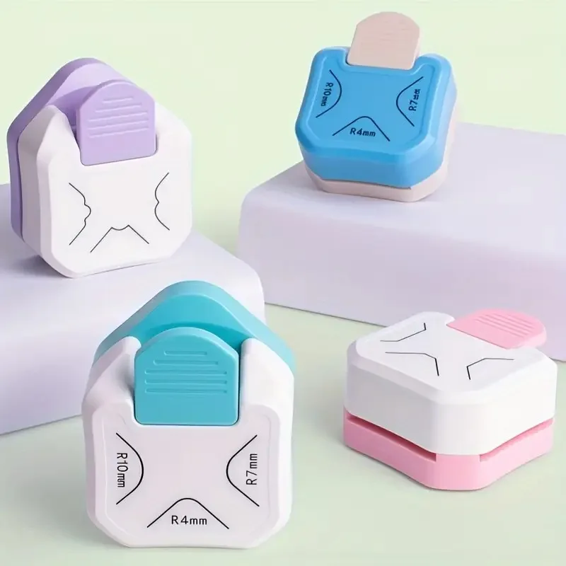 Three-in-one Corner Rounders Corner Embosser Corner Cutter, DIY Photo Card Business Card Cutter Round Cutter Paper Cutter