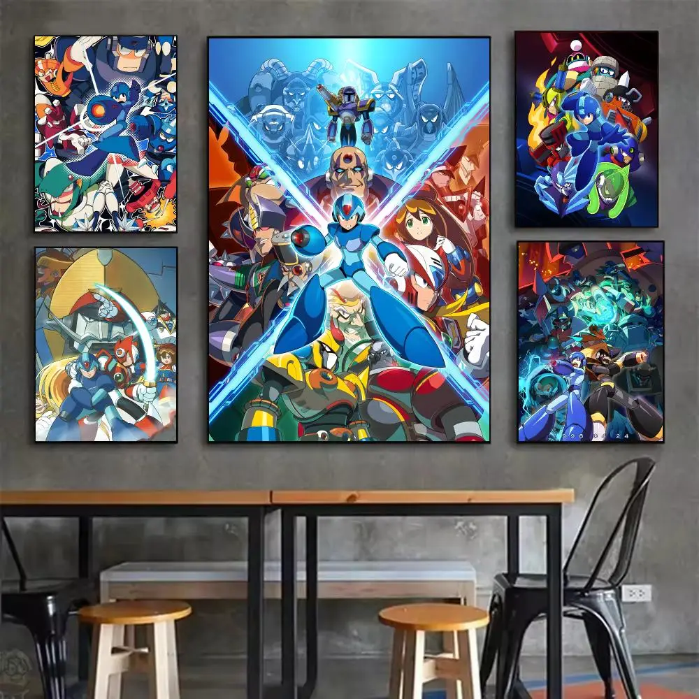 Zero R-Rockman Megaman X Zero Anime Poster Durable HD PVC Wall Art - Waterproof Dustproof Easy Install For Home Cafe