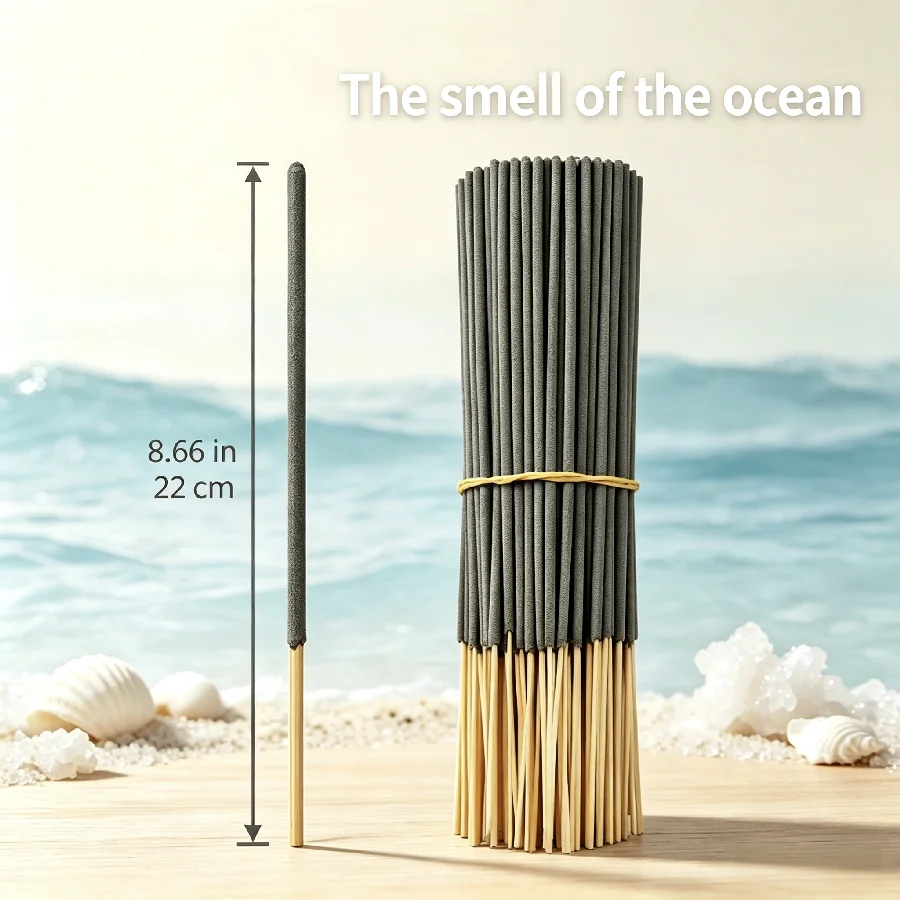 22cm fresh ocean fragrance, rich aroma, long-lasting fragrance, suitable for bedroom, office, hotel lobby decoration