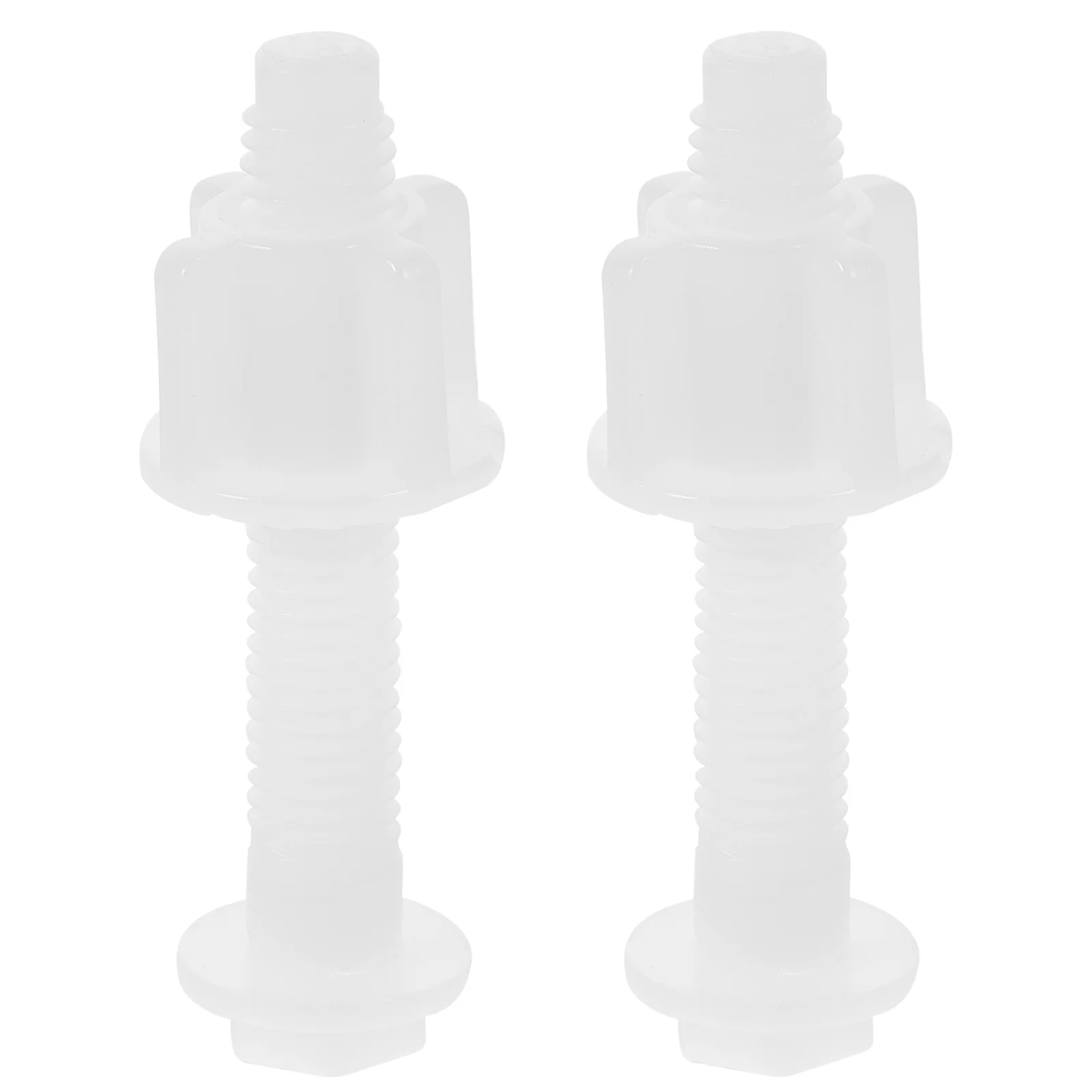 2 Pcs Toilet Seat Cover Hinge POM Material Old Fashioned Screws Tightening Kit Bathroom Hotel Replacement Hardware Bolt Fixation