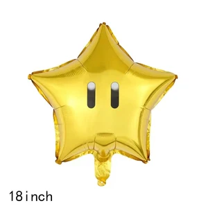 الوردي ماريو موضوع البالونات الزخرفية الأميرة الخوخ ، بالون رقائق الألومنيوم ، الرقم الكرتوني ، حفلة عيد ميلاد ، 32 أفضل 10 طقم ماريجوانا وردية مبيعا - رقم 10