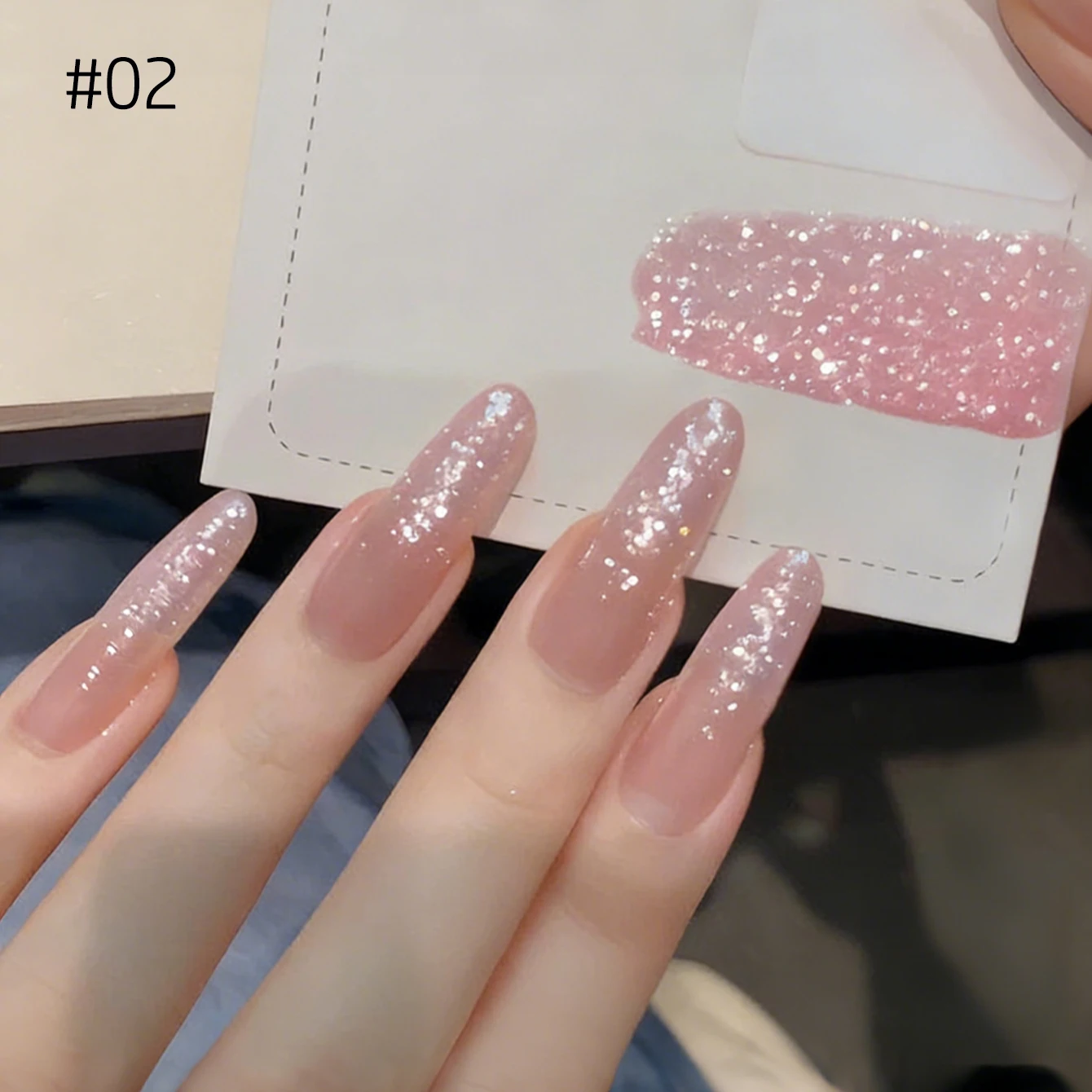 Nail Art Trend 2026 - MIANEL 10ml Snowflake Glitter Gel Nail