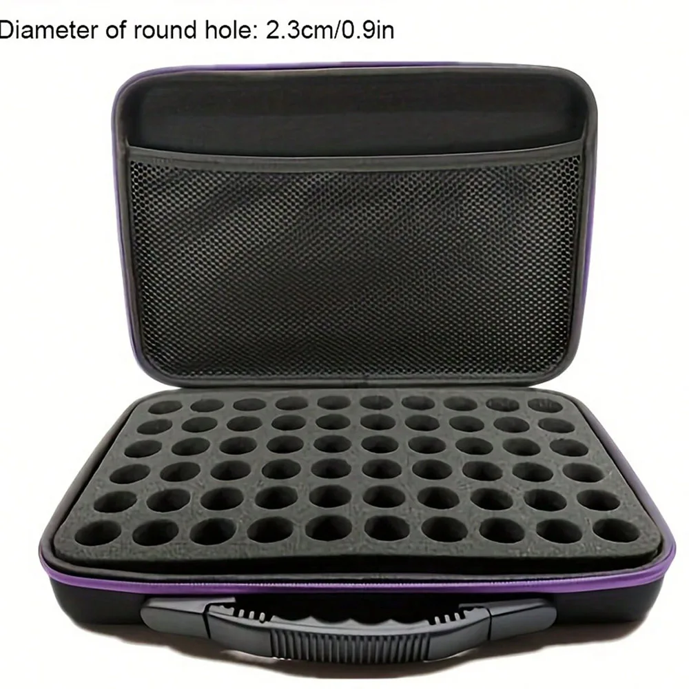 1pc 60 Slot Essential Oil Storage Box Suit For Doterra Essential Oil Case Carrying Diamond painting Bag Perfume Nailpolish Bag