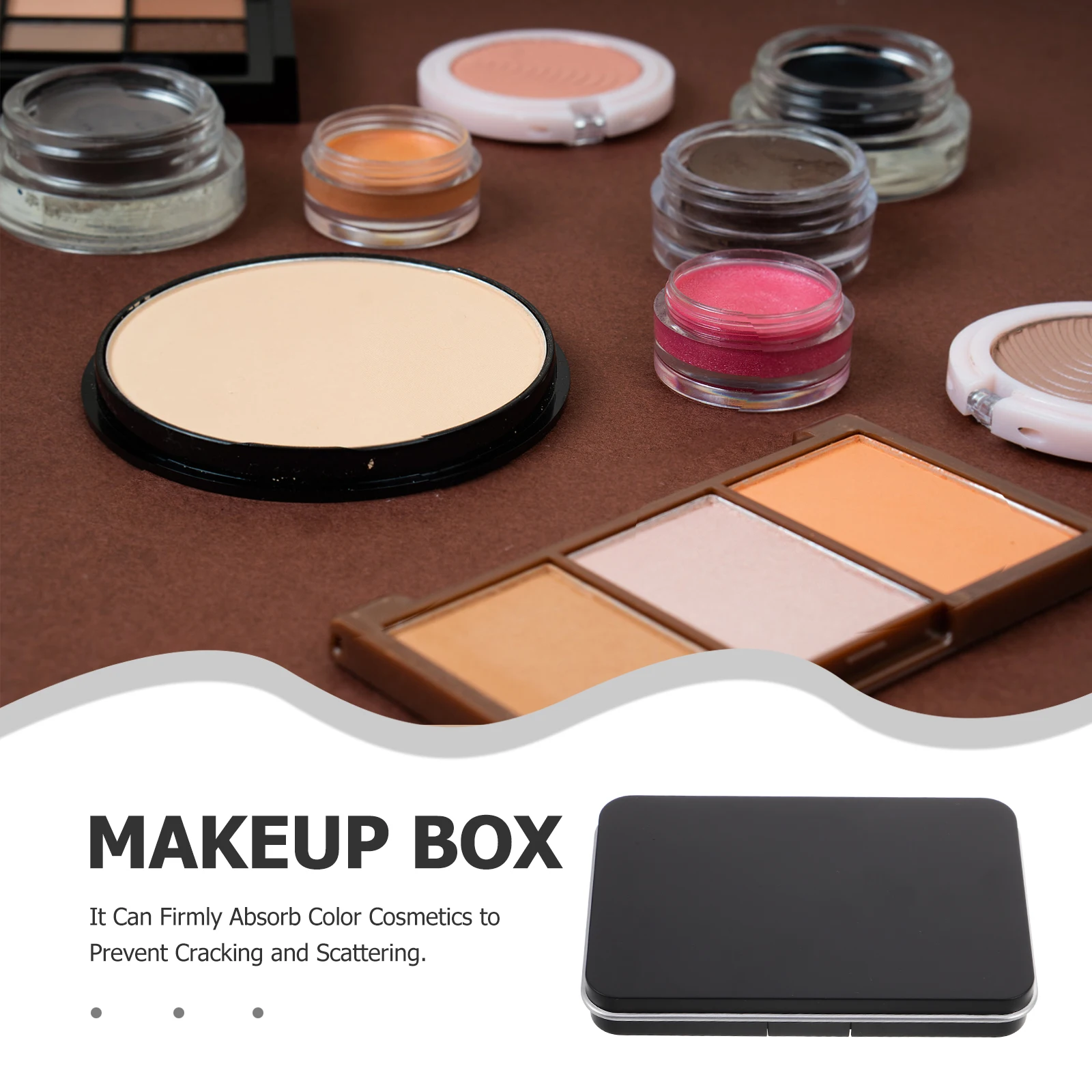 마그네틱 아이 섀도우 팔레트 빈 상자 리필 형 Diy 립스틱 컨실러 보관 용기 여행 메이크업 ganizer 액세서리