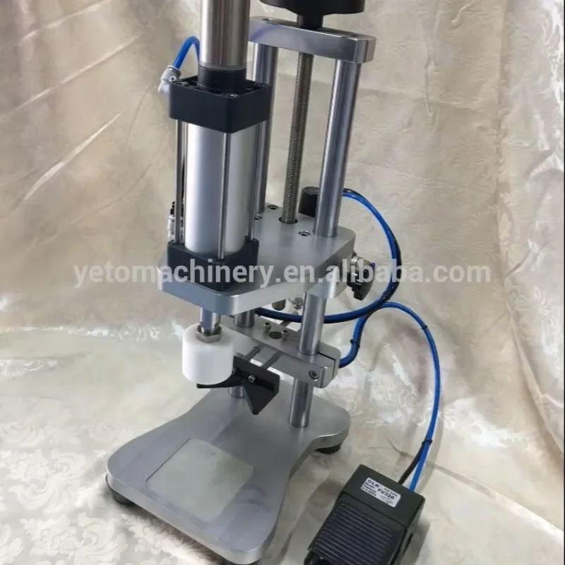 

Factory Price Bottle Cap Capping Pump Sprayer Semi Automatic Vial Crasp Pressing Pneumatic Crimping Machine For Perfume