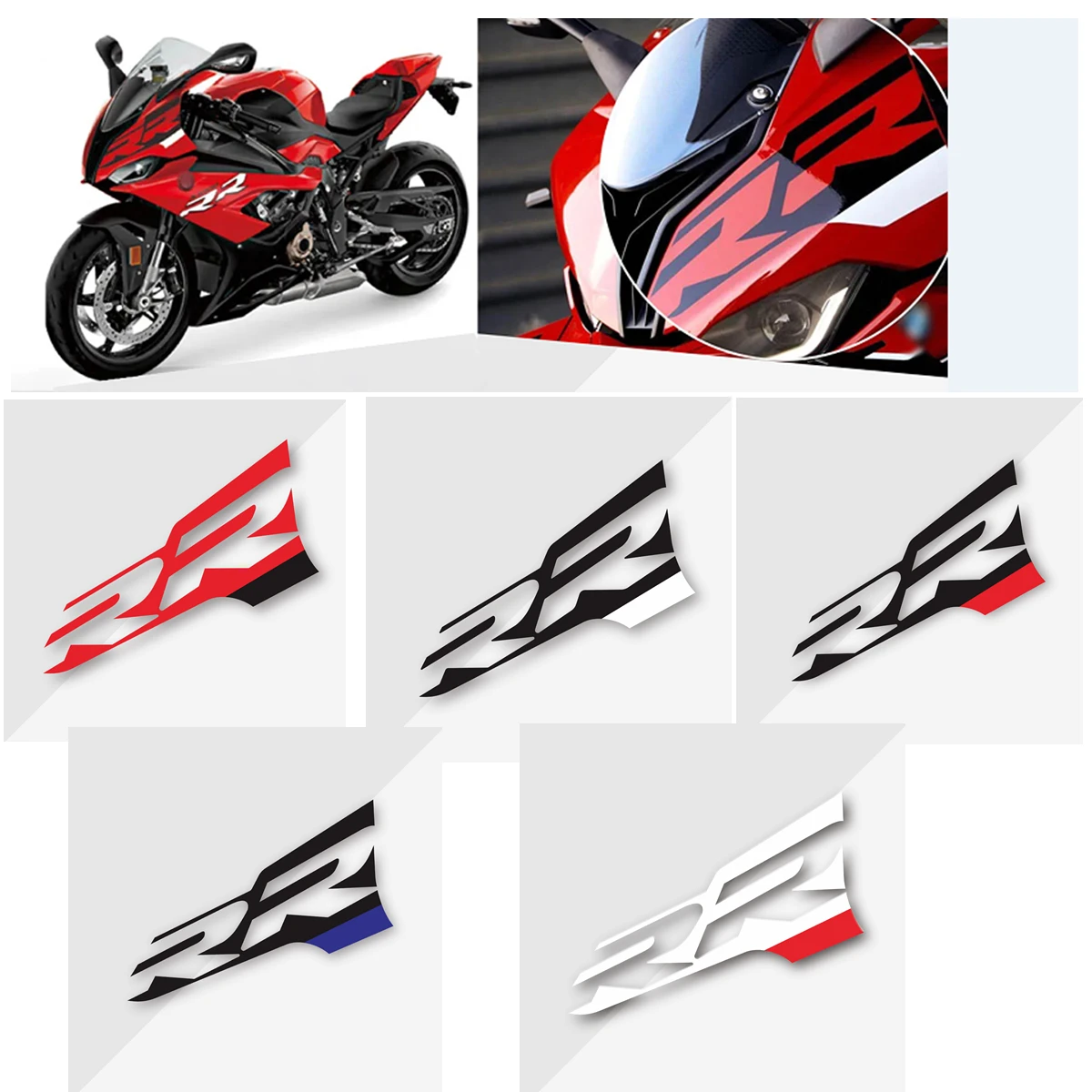 

M1000RR 2024 Motorcycle accessories Sticker Decal For BMW S1000RR 2019 2020 2021 2022 2023 Head sticker New RR drawing S 1000 RR