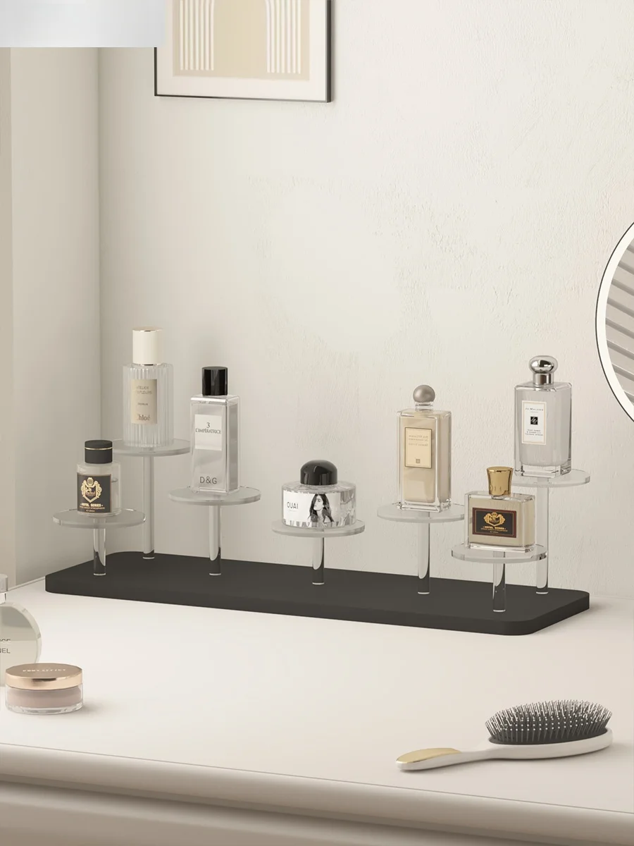 

Acrylic Perfume Display Stand Cosmetic Organizer elf eup Skincare Layered Storage Ra Entrance Way Storage elf