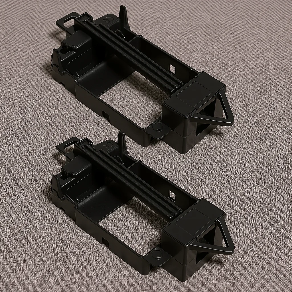 

2Pcs Pendulum Clock Swing Unit Black Plastic Heavy Duty Quartz Drive Operated Clock Parts Replacement Accessories