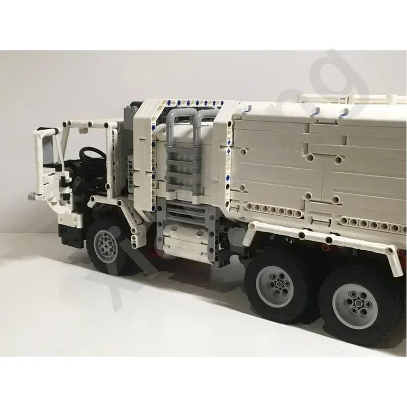 Eco EcoElectricMOC-95540 GarbageTruckEngineeringTruck Modell 3521Teile Bausteinmodell ErwachseneLernspielzeugKinderGeburtstagsspielzeug Geschenk