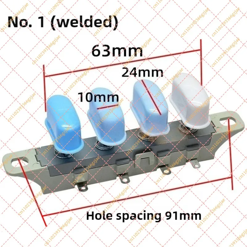 3-Speed 4-Position Key Switch Button for Airmate Midea Desk Fan, Replacement Control Part