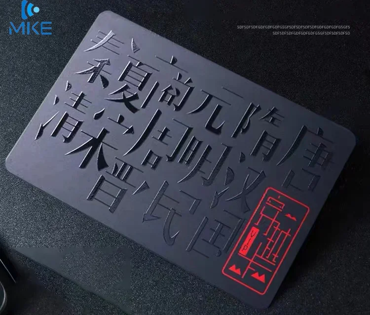 Luxury Black Business Uv Inkjet Pvc Id Cards