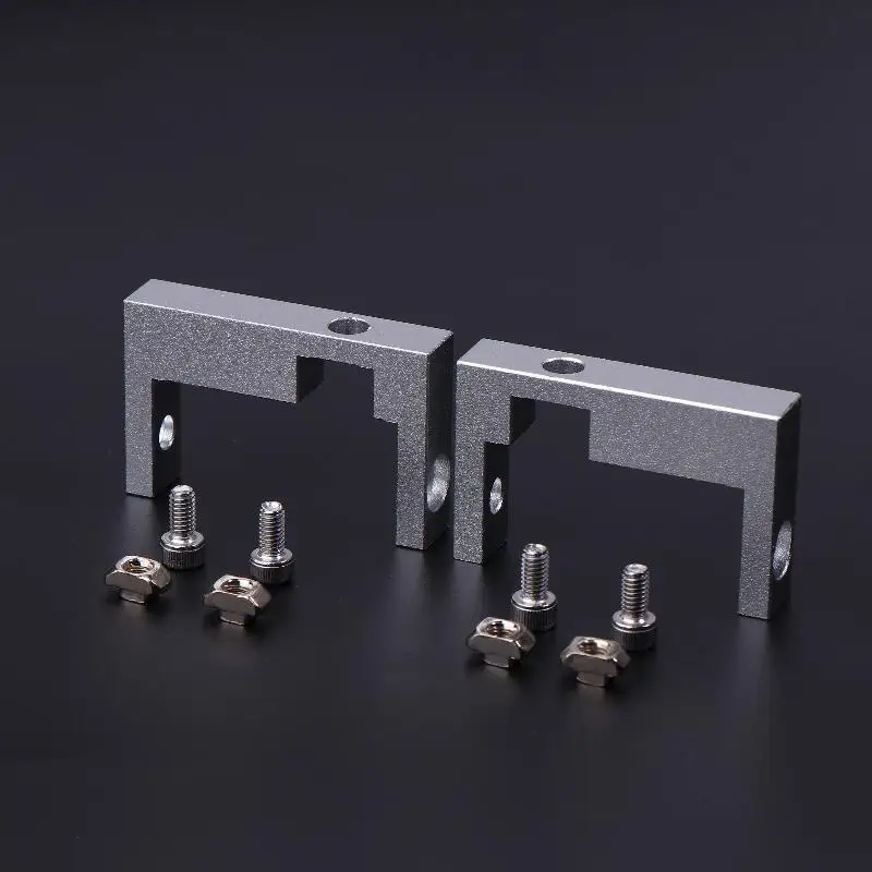 1 Set/2 Set 2020 2040 Profilo in lega di alluminio Ender3 Parti della stampante 3D per MGN12 Binario di guida lineare Blocco fisso