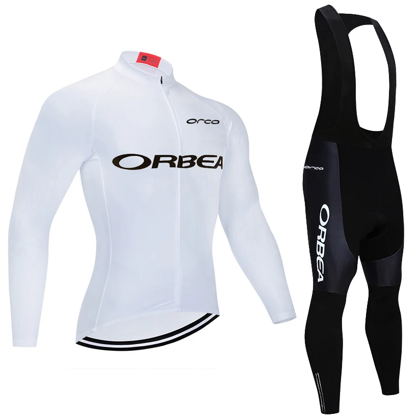 Winter 2024 ORBEA ORCA Bike Jacket Cycling Team Jersey Pants Set Men Women Ropa Ciclismo Thermal Fleece Por Bicycle Clothing