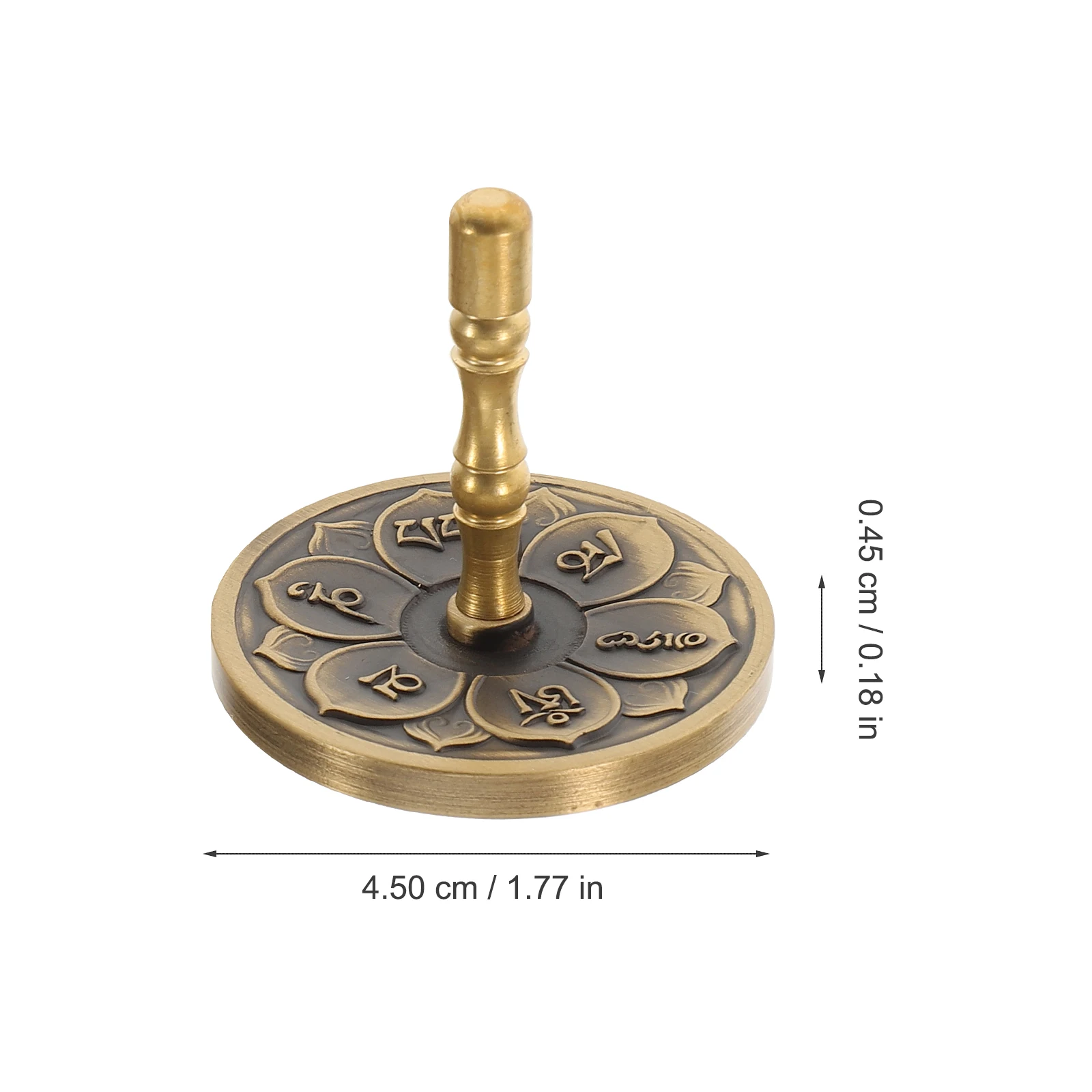 

3pcs Brass Incense Press Tool Ash Presser For Incense Making Supplies Smooth Non Slip Handle Reusable Easy Clean Random