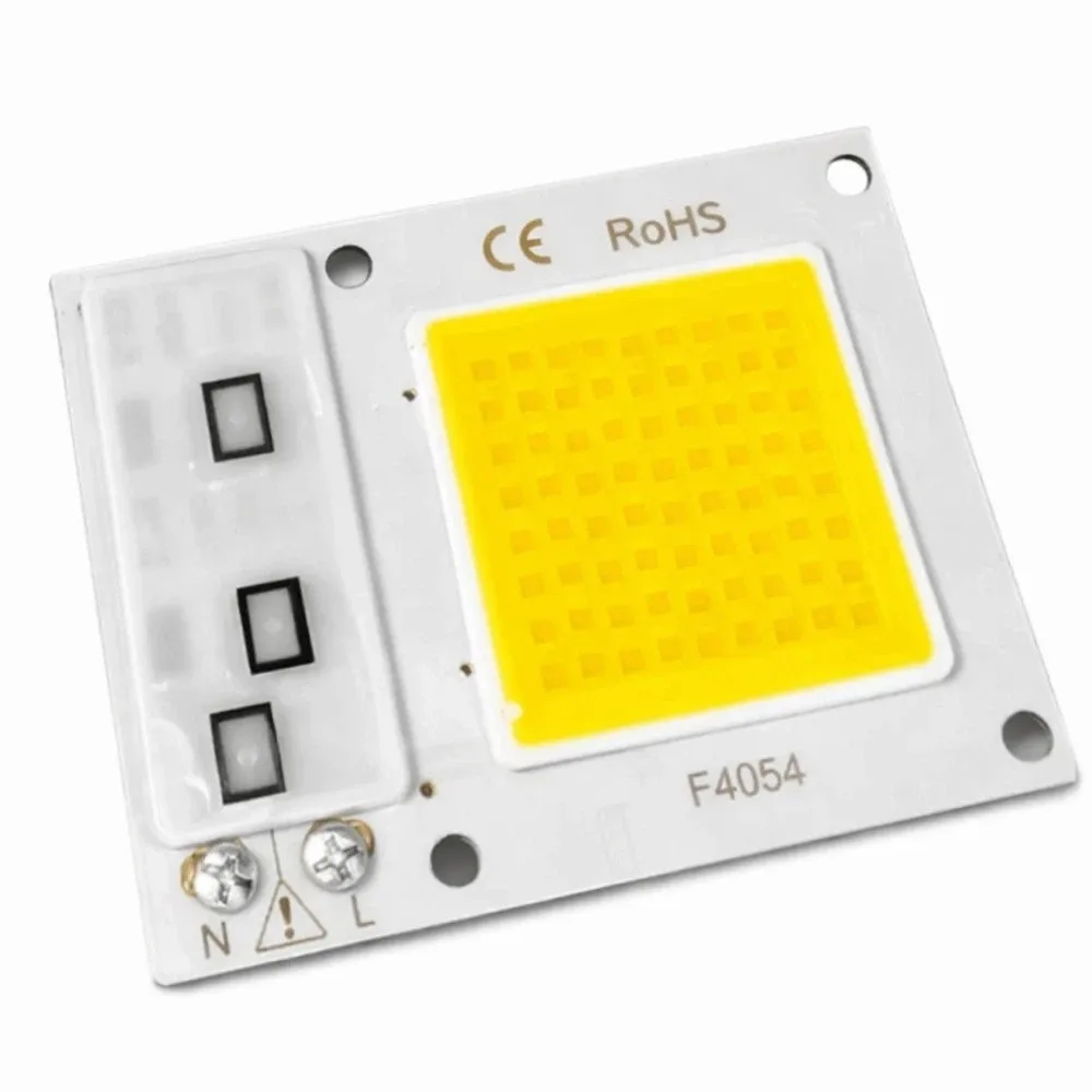 Compact 20W Power High Power LED Chip Warm White Full Spectrum COB LED Chip 220V Voltage LED Chip Light Source Lamp Beads