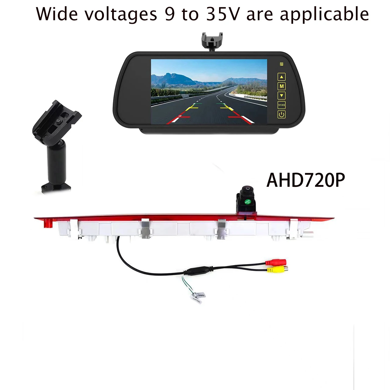 

3rd High Level Brake Light Rear View Camera for Mercedes Benz Vito W447 (Tailgate Lift ) with7 ichn Rear View Mirror Monitor